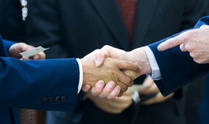 Partnership handshake
